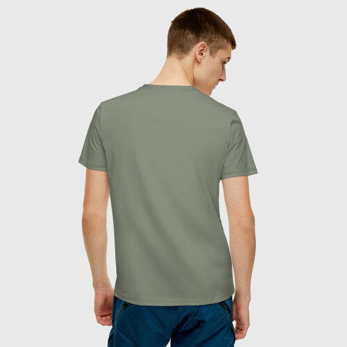 Мужская футболка хлопок Славянский якорь в виде дерева фото