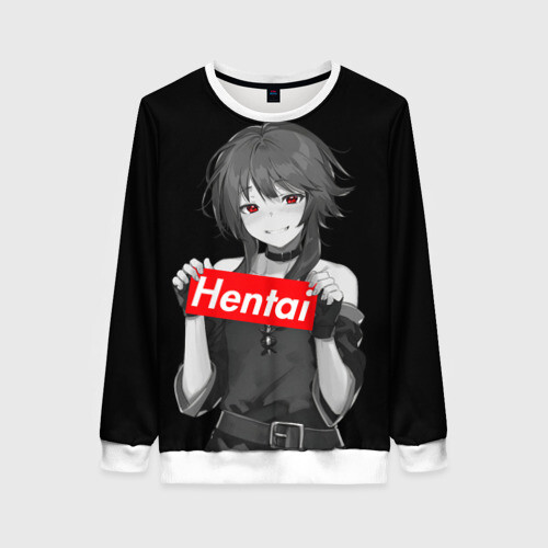 Женский свитшот 3D Megumin Hentai фото