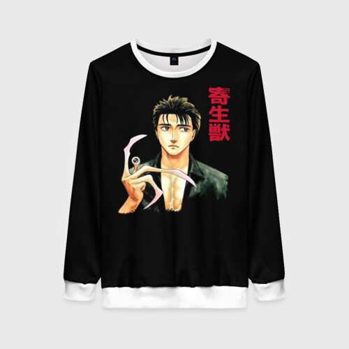 Женский свитшот 3D Паразит Шиничи Изуми фото