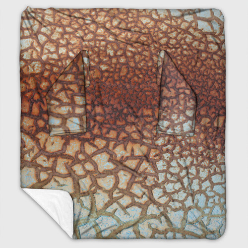 Плед с рукавами Пустынные Трещины фото