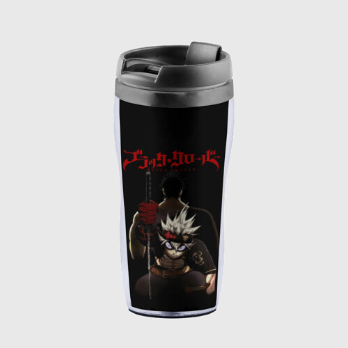 Термокружка-непроливайка Ями Сукэхиро черный Аста катана фото