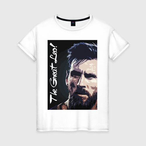 Женская футболка хлопок Lionel Messi фото
