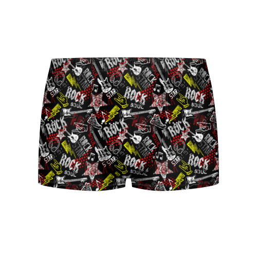 Мужские трусы 3D ROCK MUSIC фото