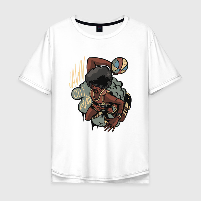 Мужская футболка хлопок Oversize City Legend фото
