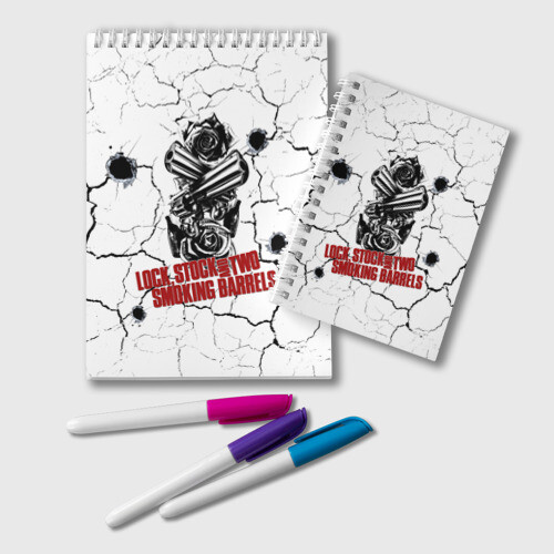 Блокнот Lock, money, two barrels $$$ фото