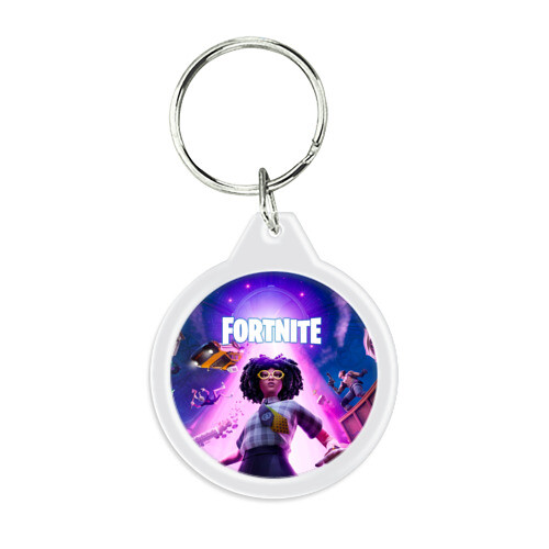 Брелок круглый Фортнайт Доктор Слоун - 7 сезон фото