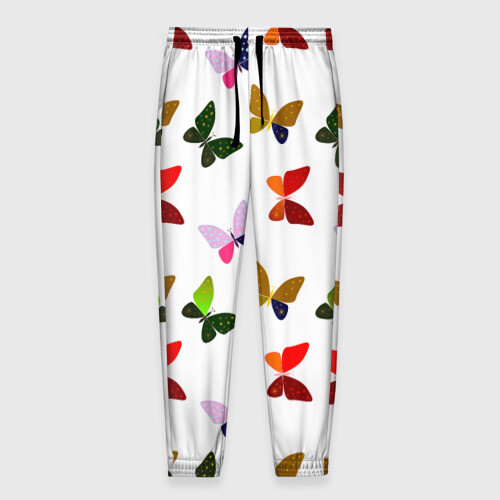 Мужские брюки 3D Бабочки и лето фото