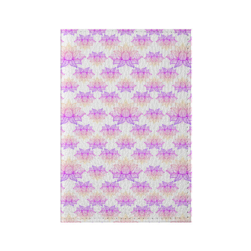 Обложка для паспорта матовая кожа Лотос фото