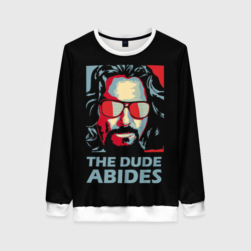 Женский свитшот 3D The Dude Abides (Лебовски) фото