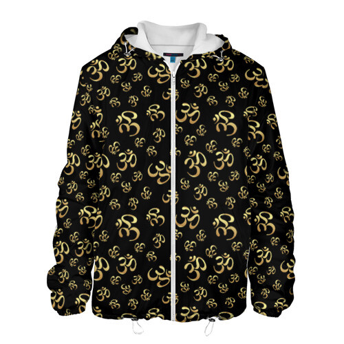 Мужская куртка 3D Мантра АУМ (ОМ) фото