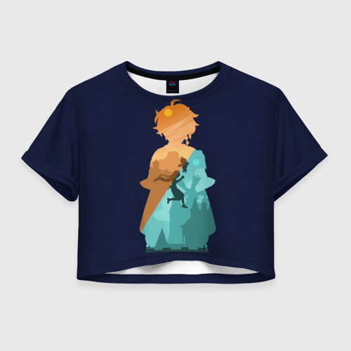 Женская футболка Crop-top 3D Aerher GI фото