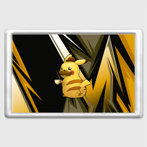 Магнит 45*70 Пикачу детектив фото