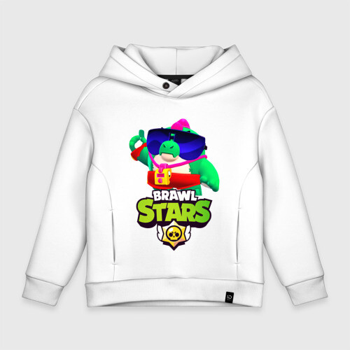 Детское худи Oversize хлопок Базз Buzz Brawl Stars фото