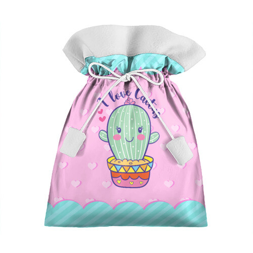 Подарочный 3D мешок Милый кактус фото