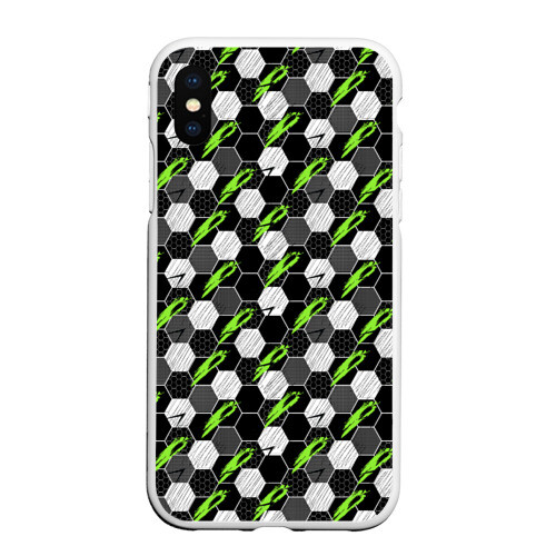 Чехол для iPhone XS Max матовый Текстура мяча фото