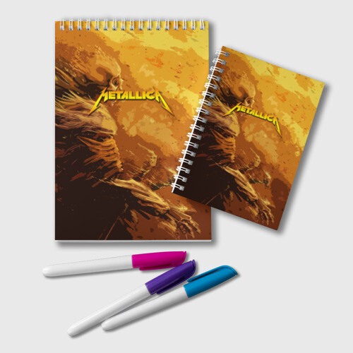 Блокнот Metallica Music фото