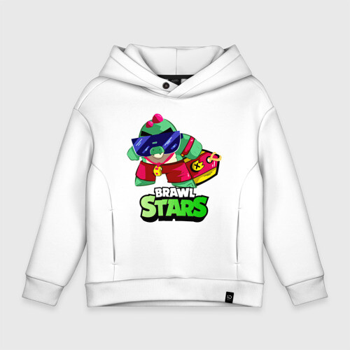 Детское худи Oversize хлопок Базз Buzz Brawl Stars фото