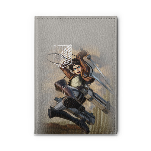 Обложка для автодокументов Эрен Йегер фото