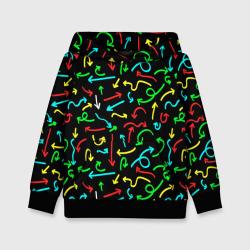 Детская толстовка 3D Стрелочки фото