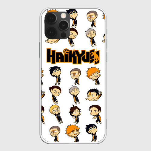 Чехол для iPhone 12 Pro Max Команда школы Карасуно Haikyuu!! фото