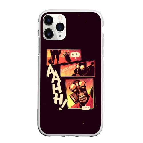 Чехол для iPhone 11 Pro матовый Пиро за работой фото