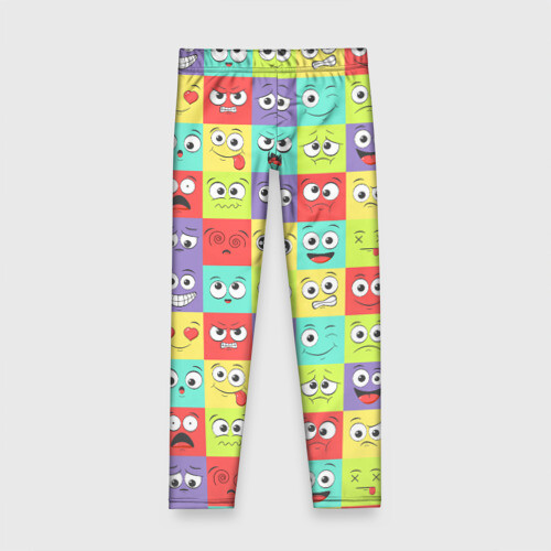 Детские леггинсы 3D Эмоции фото
