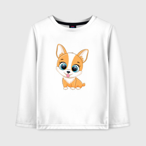Детский лонгслив хлопок Добрая Собачка фото