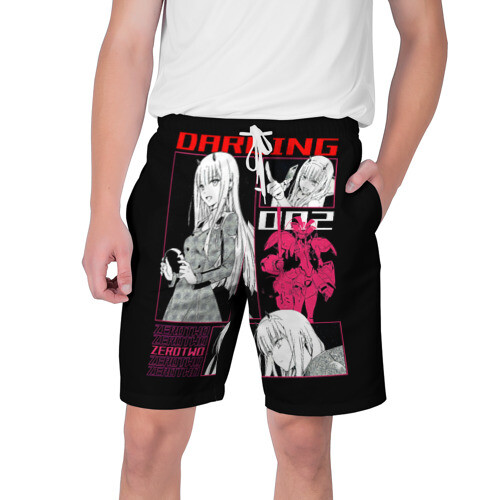 Мужские шорты 3D Зеро Ту с рожками фото