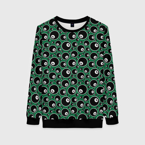 Женский свитшот 3D Бильярдные Шары фото