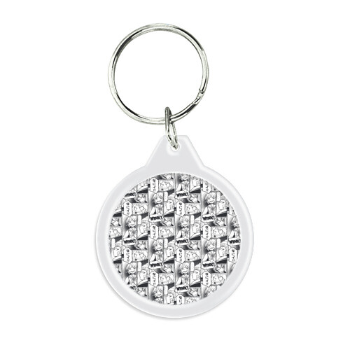 Брелок круглый Манга фото