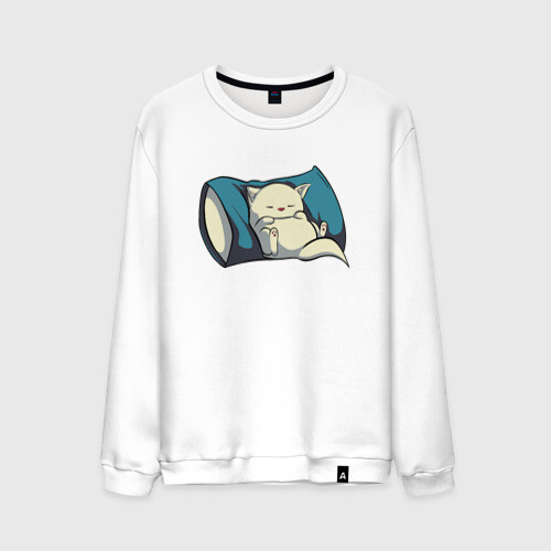 Мужской свитшот хлопок Sleepy Cat фото