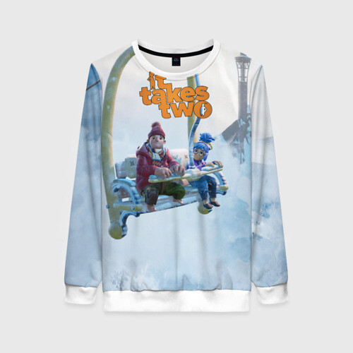 Женский свитшот 3D It Takes Two Коди и Мэй фото