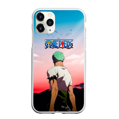 Чехол для iPhone 11 Pro матовый Ророноа Зоро эпичный One Piece фото