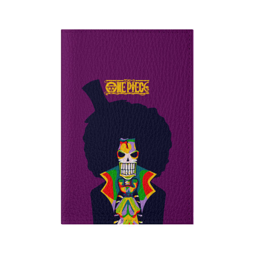 Обложка для паспорта матовая кожа Соул Кинг Брук One Piece фото