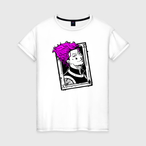 Женская футболка хлопок ХИСОКА (КАРТА) фото