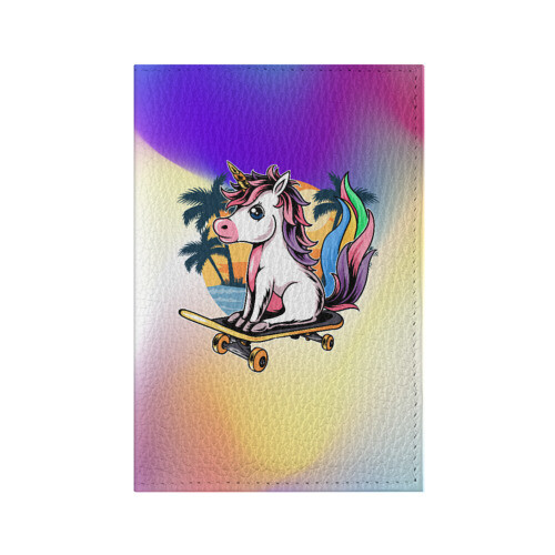 Обложка для паспорта матовая кожа Поня фото