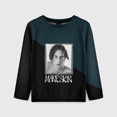 Детский лонгслив 3D Domiano David. Maneskin фото