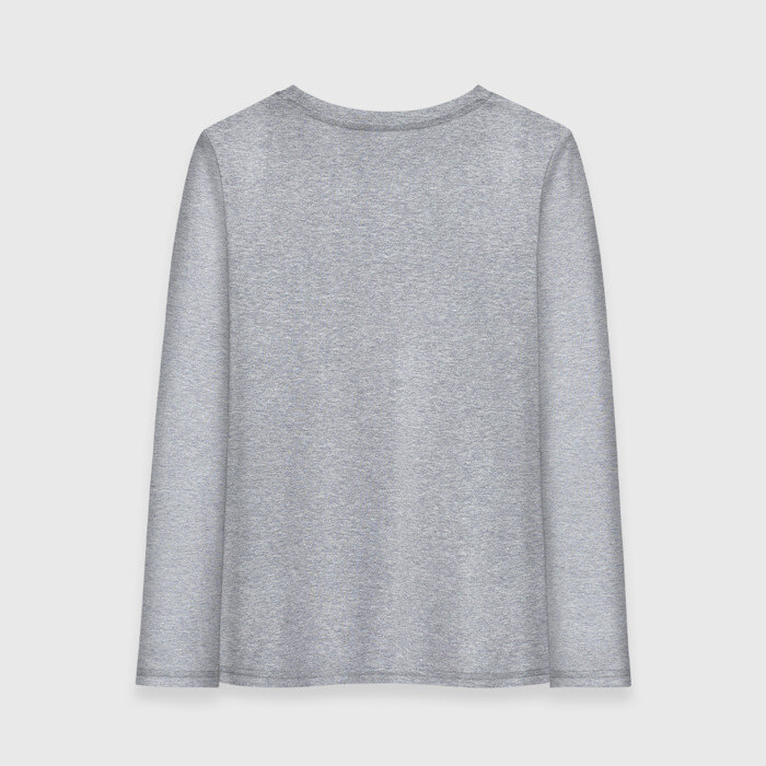 Женский лонгслив хлопок Моно Лиза с котом в очках фото