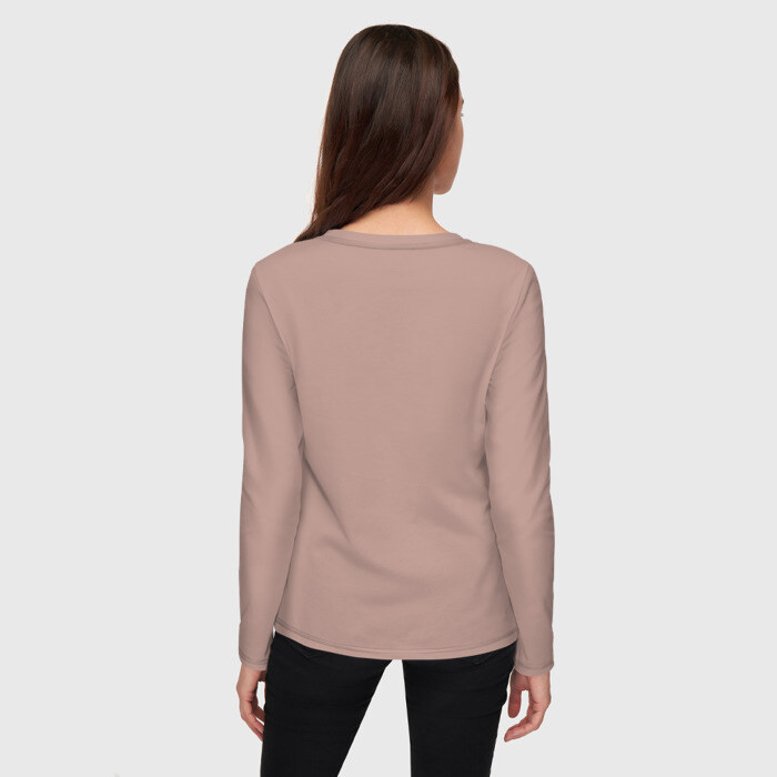 Женский лонгслив хлопок Моно Лиза с котом в очках фото