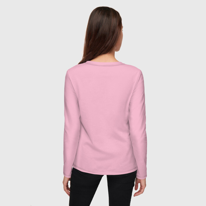 Женский лонгслив хлопок Моно Лиза с котом в очках фото