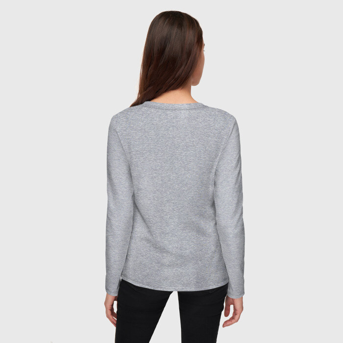 Женский лонгслив хлопок Моно Лиза с котом в очках фото