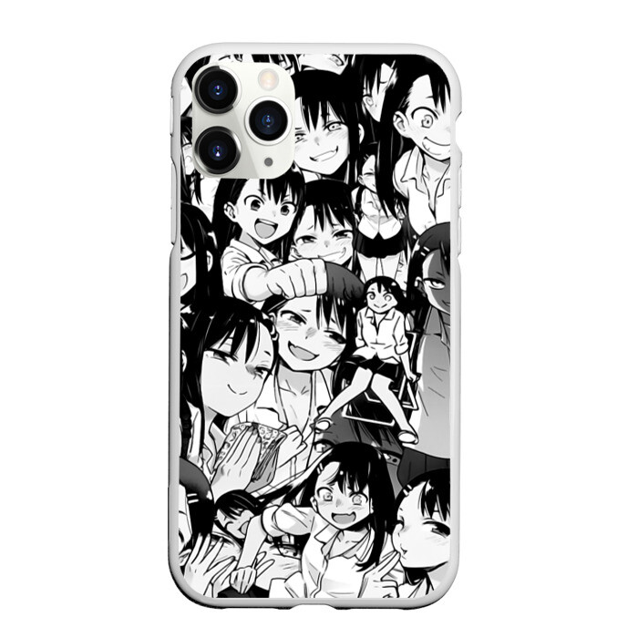 Чехол для iPhone 11 Pro матовый Nagatoro Sempai фото