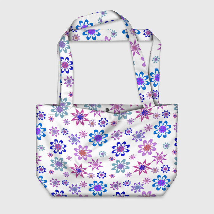 Пляжная сумка 3D Паттерн цветы фото
