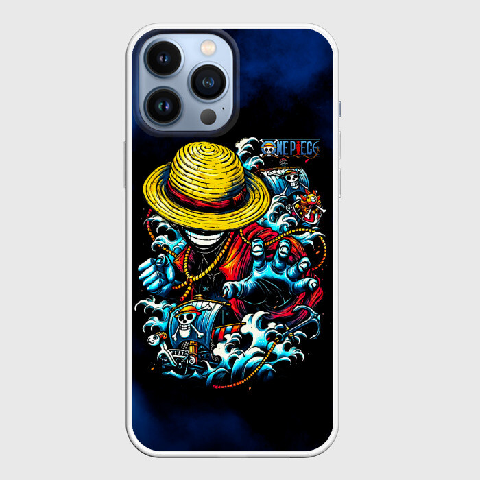Чехол для iPhone 13 Pro Max Луффи пират Соломенной Шляпы фото