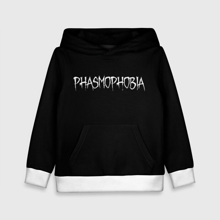 Детская толстовка 3D Phasmophobia logo фото