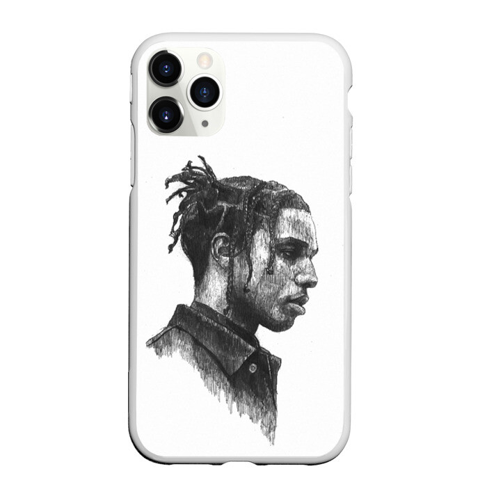 Чехол для iPhone 11 Pro матовый ASAP ROCKY | АСАП (+спина) (Z) фото