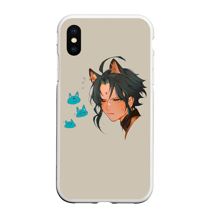 Чехол для iPhone XS Max матовый Сяо из Genshin Impact фото