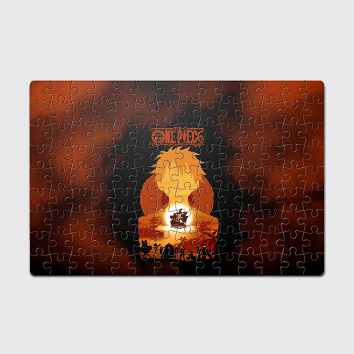 Головоломка Пазл магнитный 126 элементов One Piece пираты Соломенной Шляпы фото