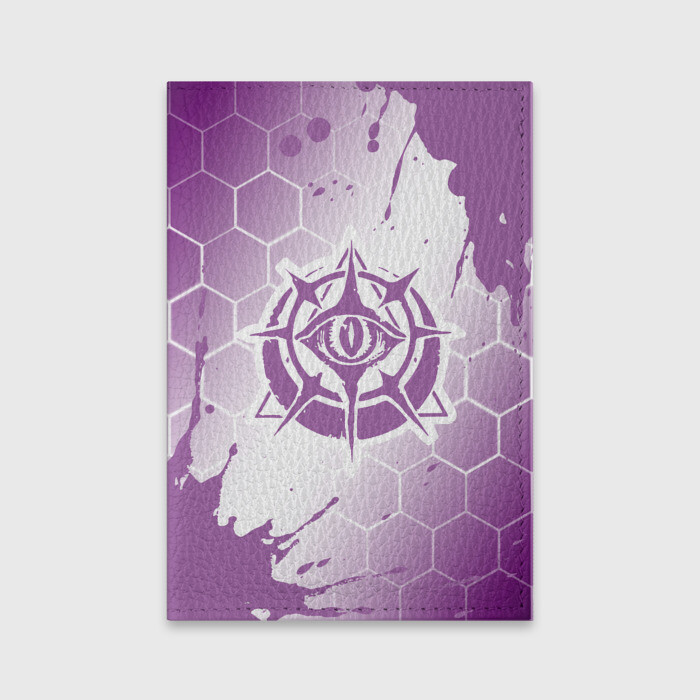 Обложка для паспорта матовая кожа New World - Ковенанты - Краска фото