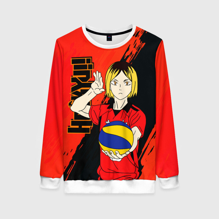 Женский свитшот 3D Кенма Козуме, Haikyuu фото